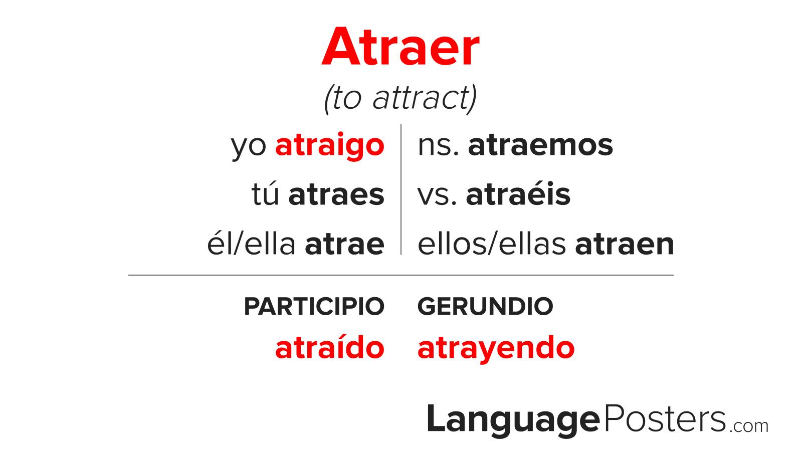 Atraer Conjugation