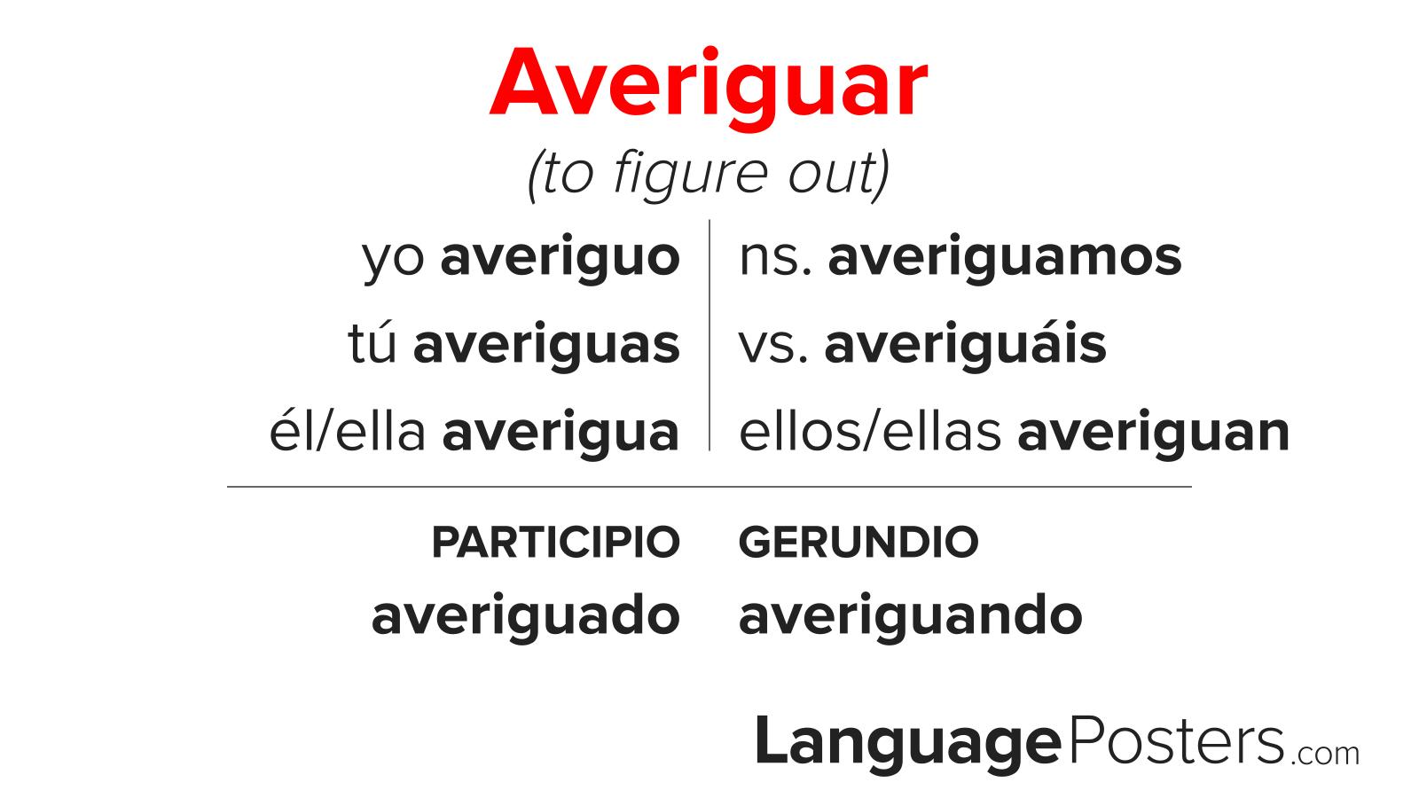 Averiguar Conjugation