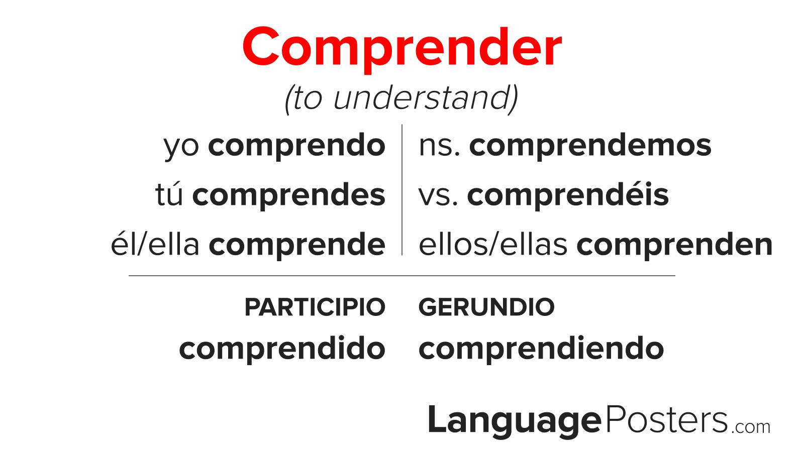 Comprender Conjugation