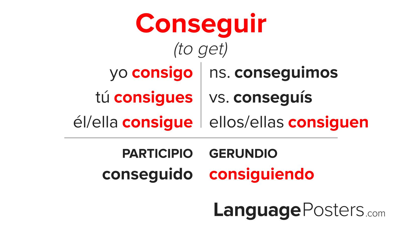 Conseguir Conjugation