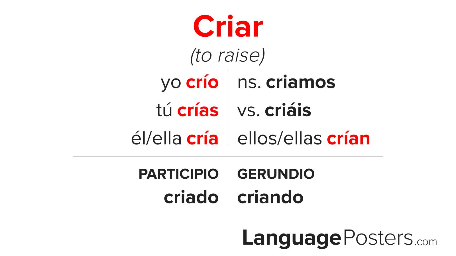 Criar Conjugation