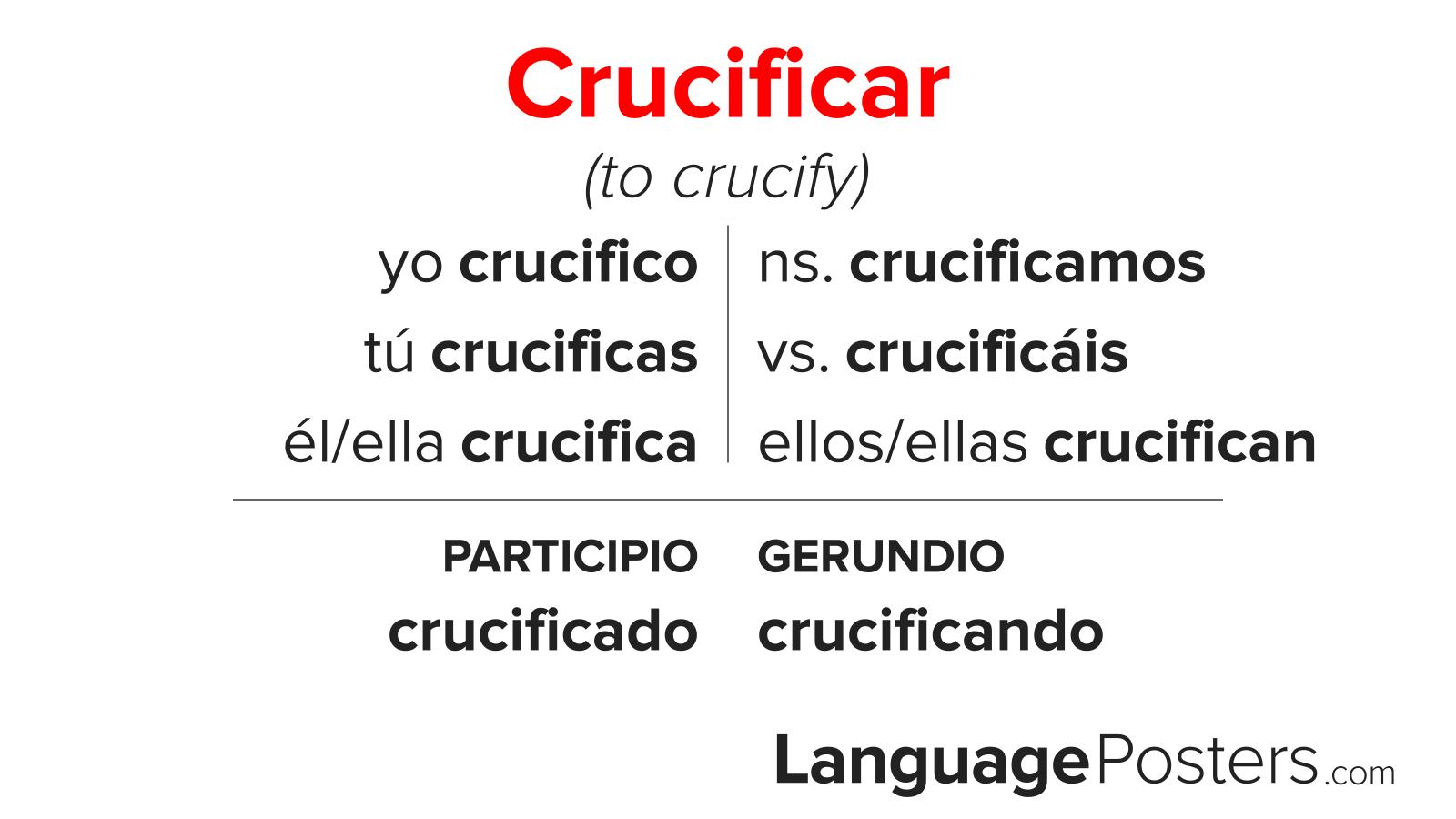 Crucificar Conjugation