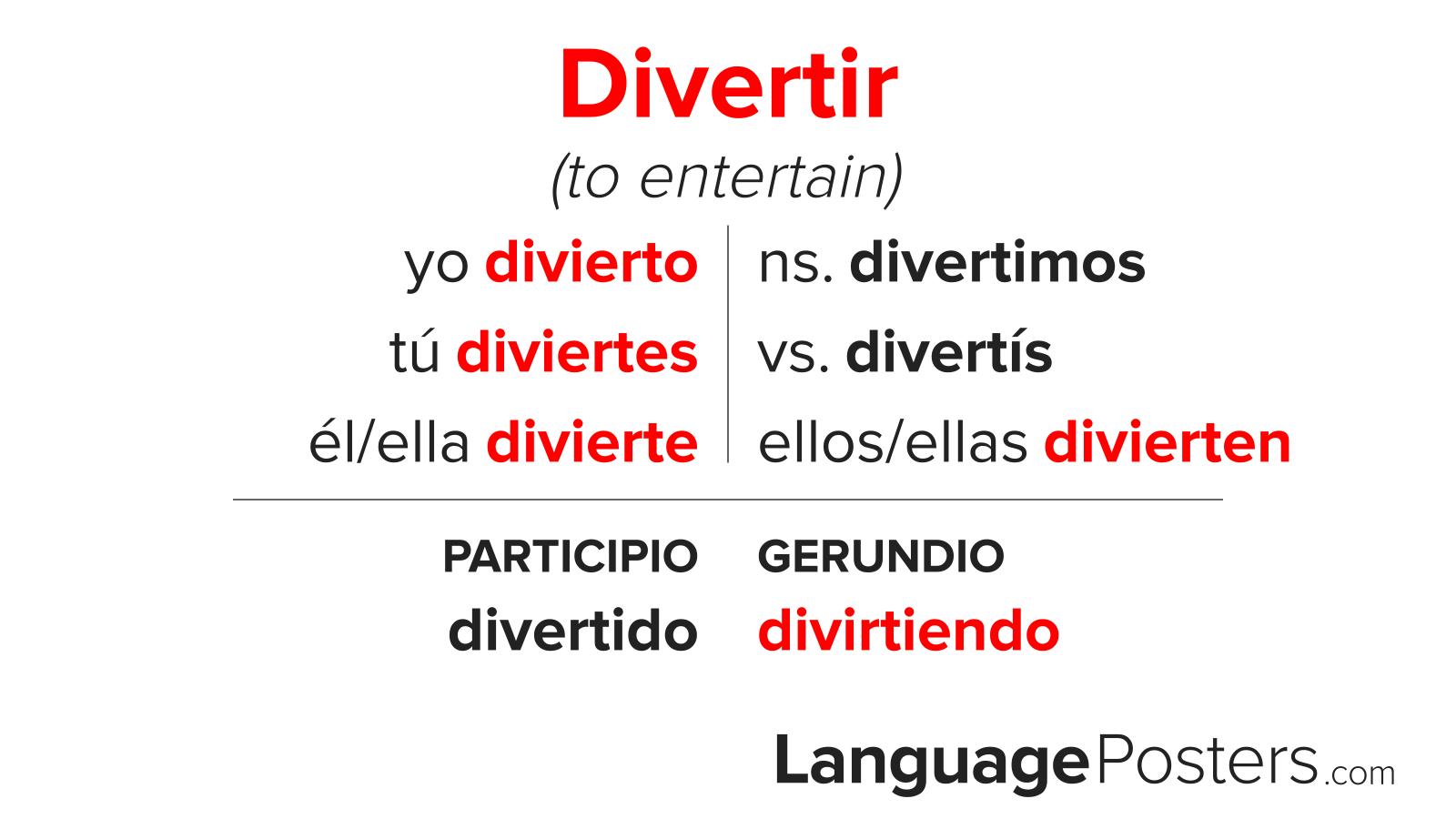 Divertir Conjugation