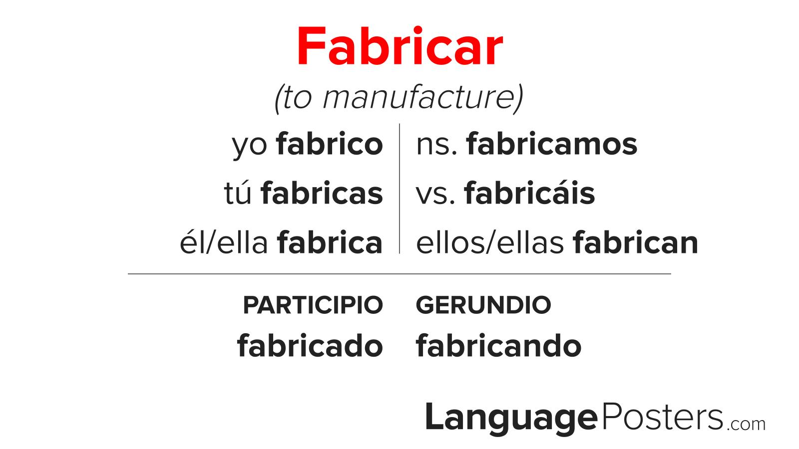 Fabricar Conjugation