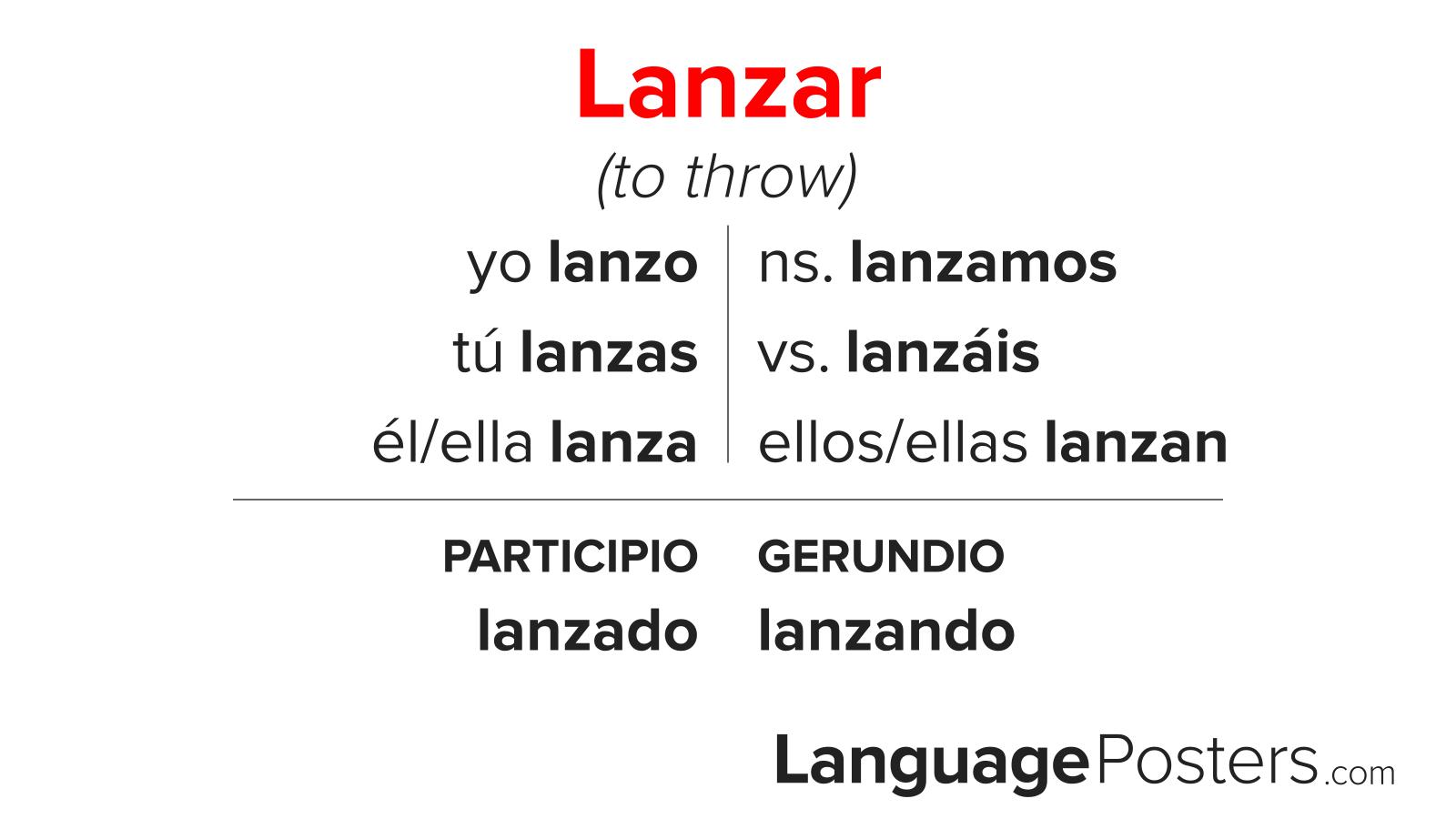 Lanzar Conjugation