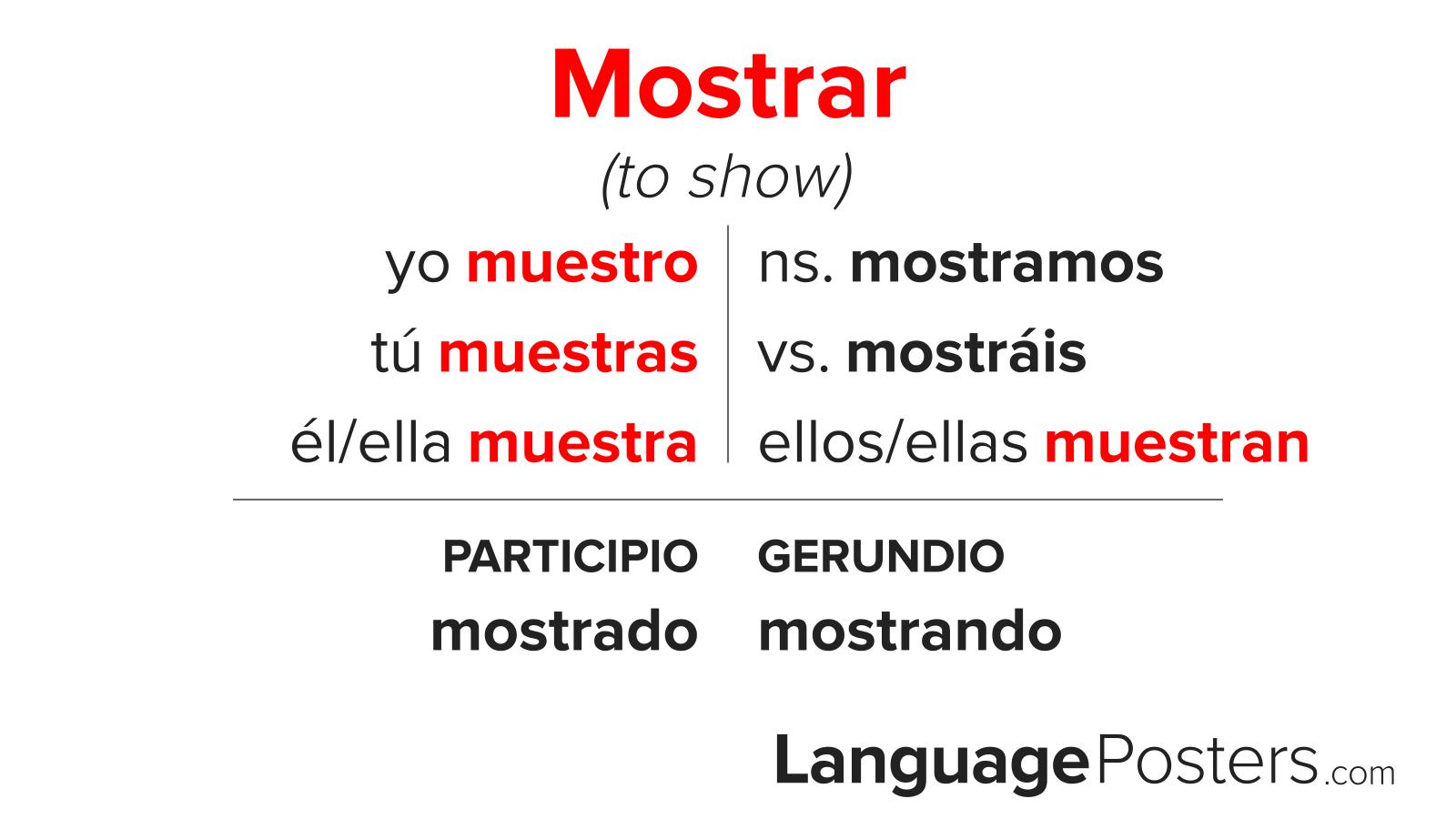 Mostrar Conjugation