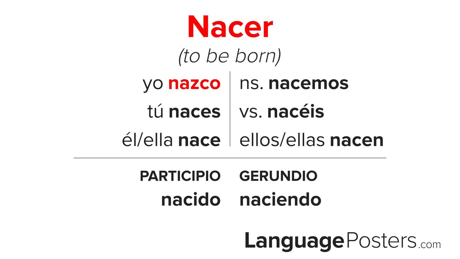 Nacer Conjugation