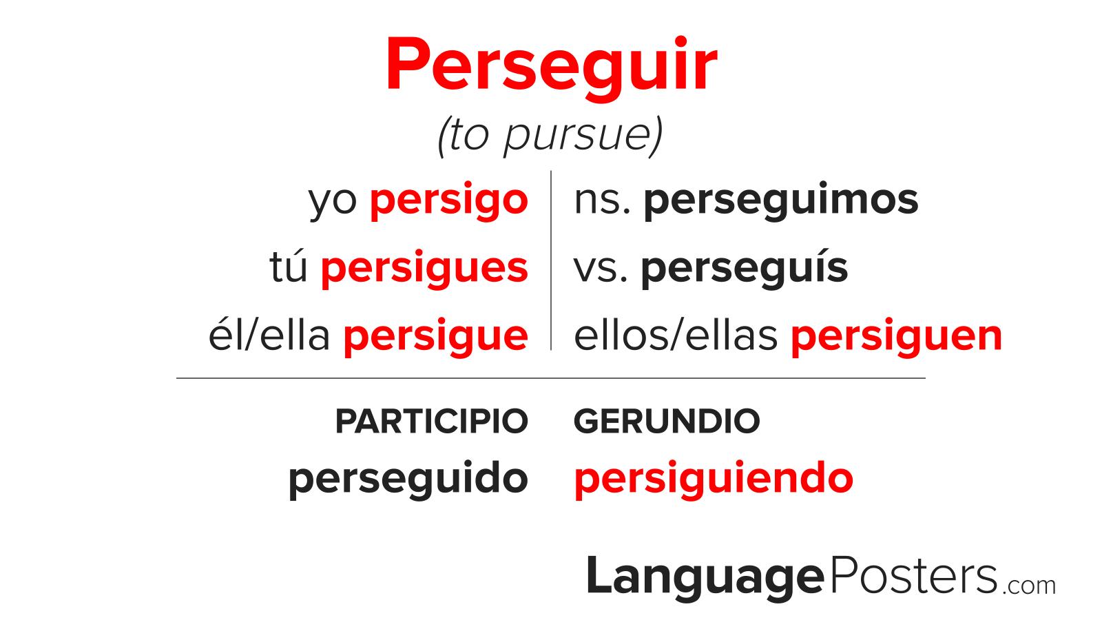 Perseguir Conjugation