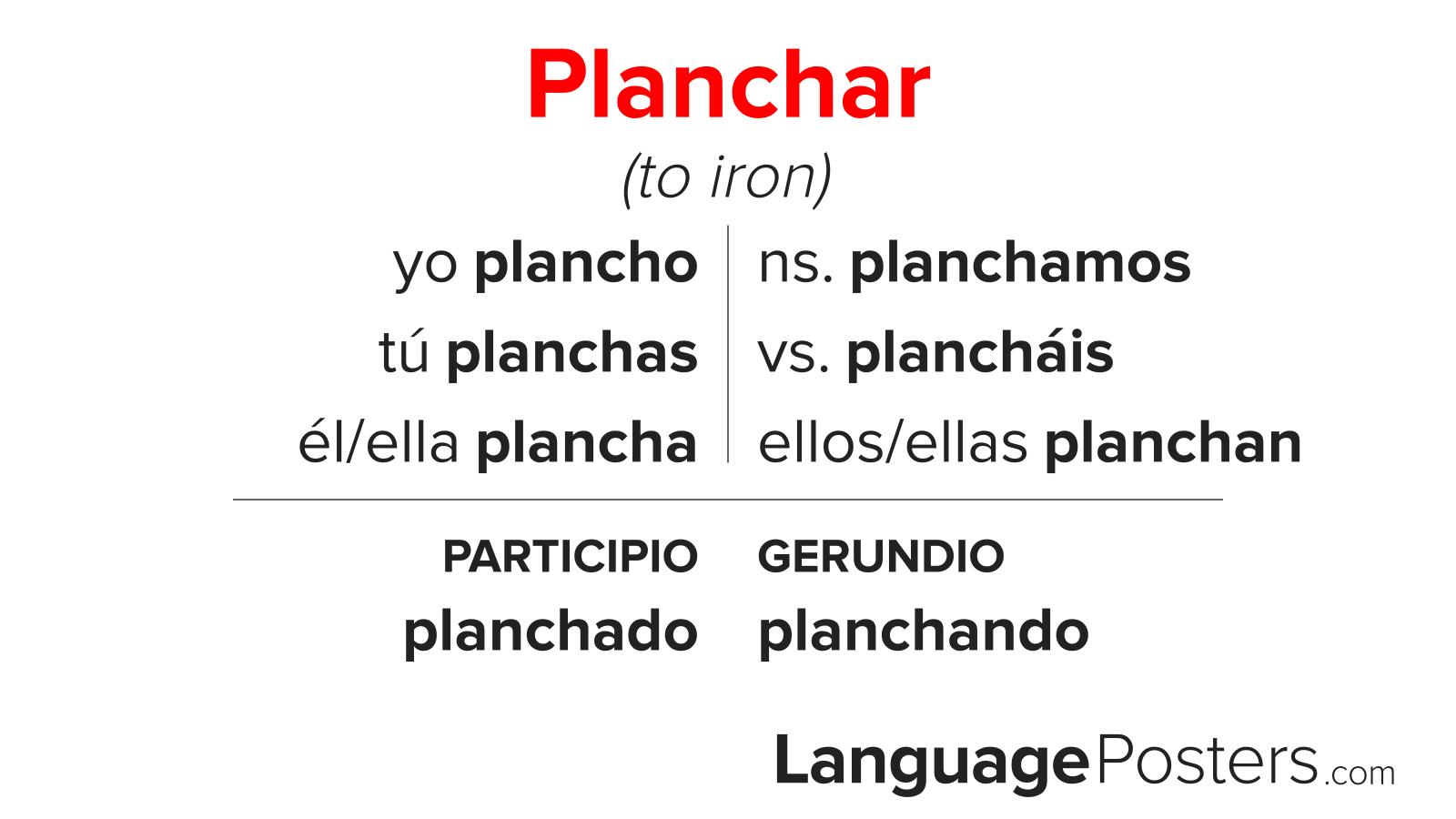 Planchar Conjugation