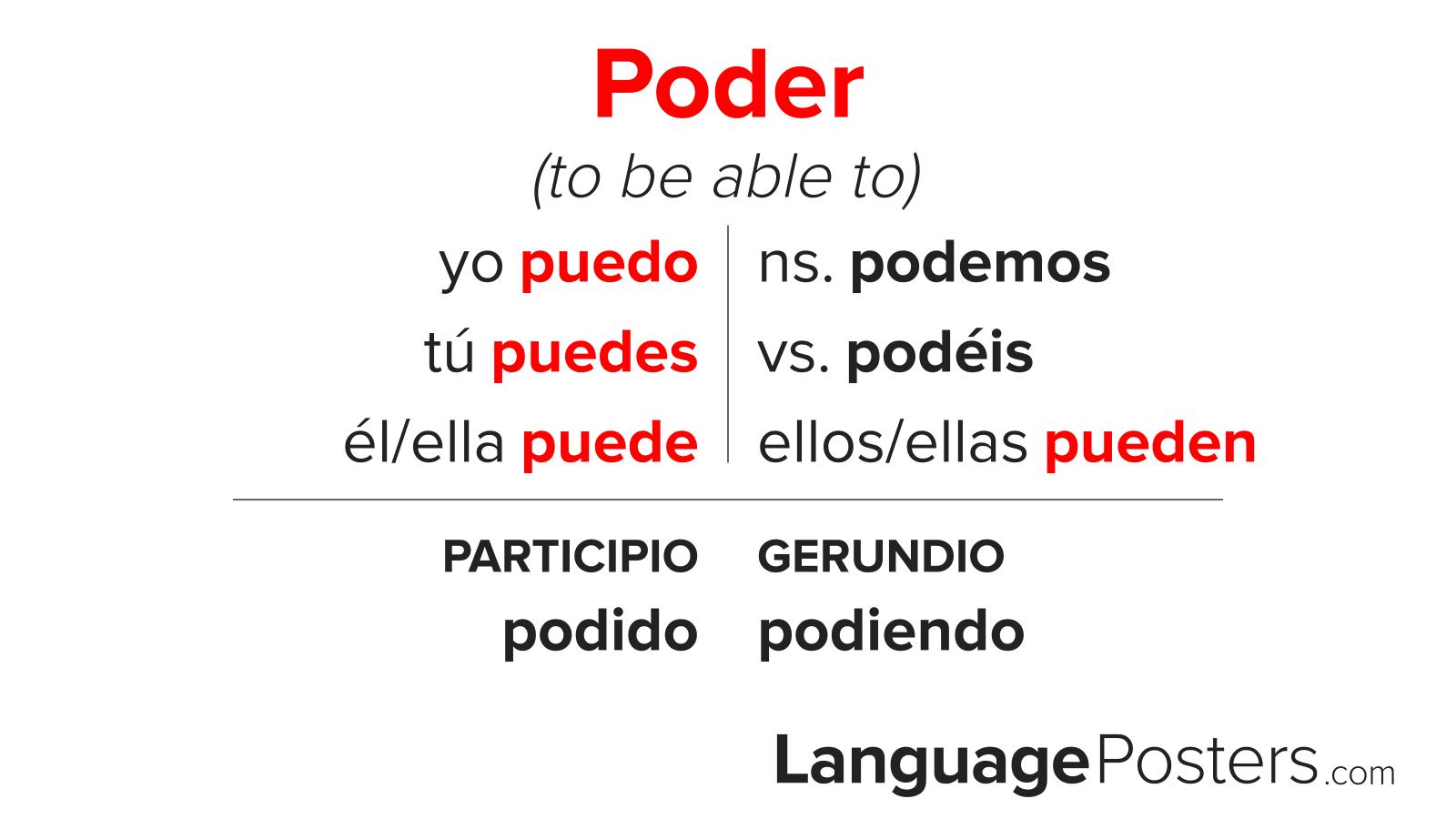 Poder Conjugation