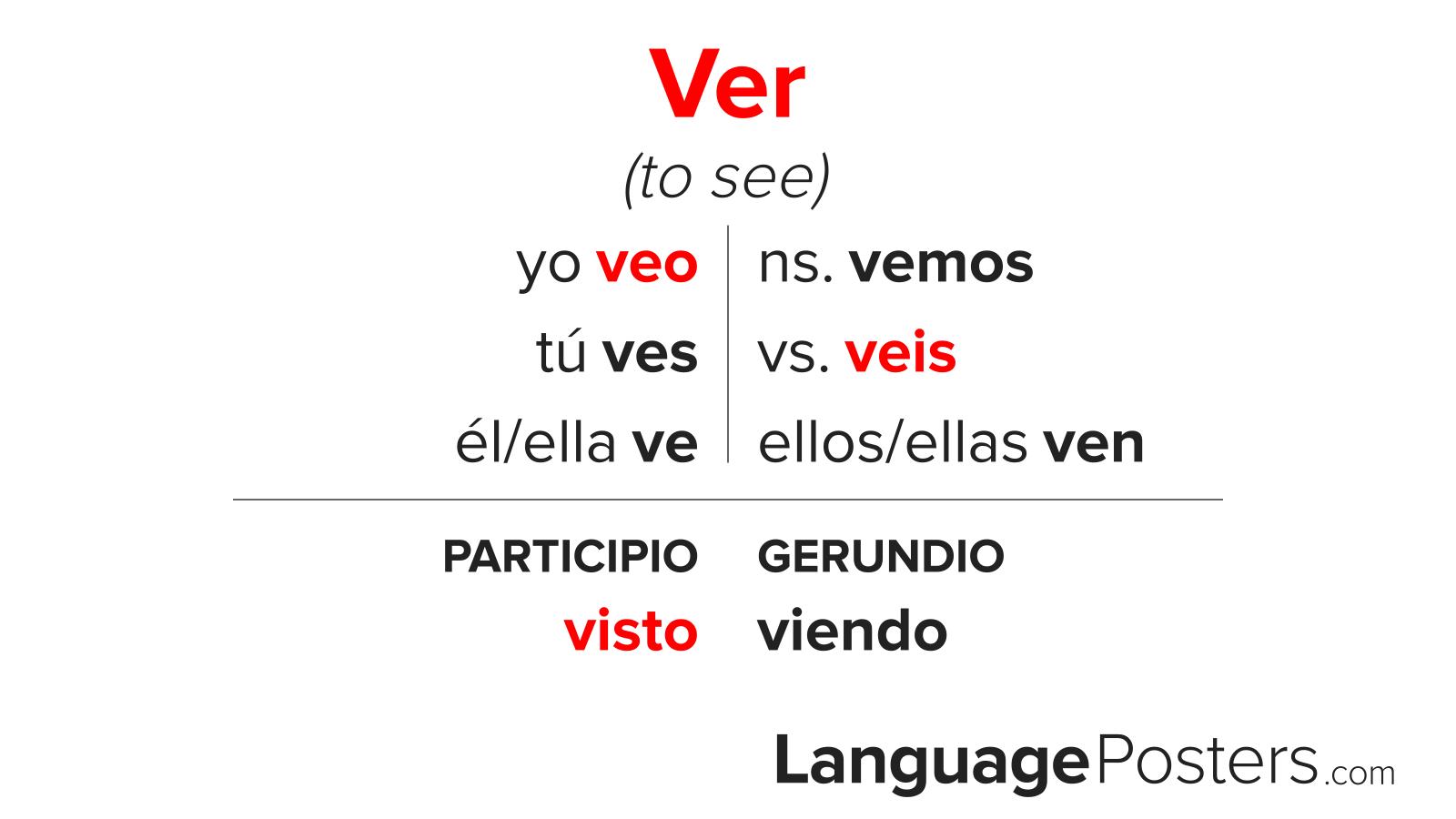 Ver Conjugation